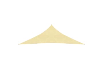 Solseil 160 g/m² beige 3x3x4,2 m HDPE - Beige - Hagemøbler - Solbeskyttelse - Solseil