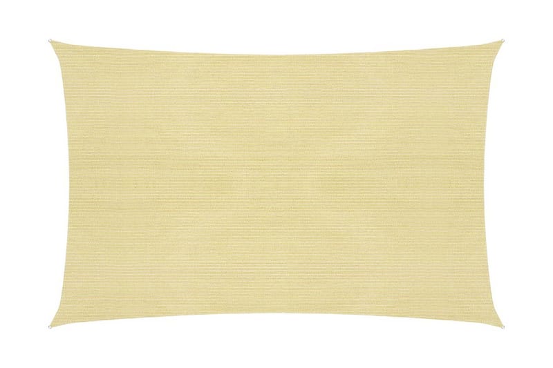 Solseil 160 g/m² beige 3x4,5 m HDPE - Beige - Solseil