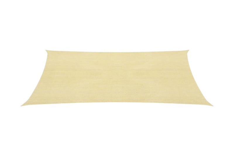 Solseil 160 g/m² beige 3x4,5 m HDPE - Beige - Hagemøbler - Solbeskyttelse - Solseil