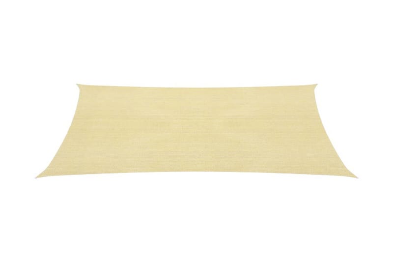 Solseil 160 g/m² beige 3x4,5 m HDPE - Beige - Solseil