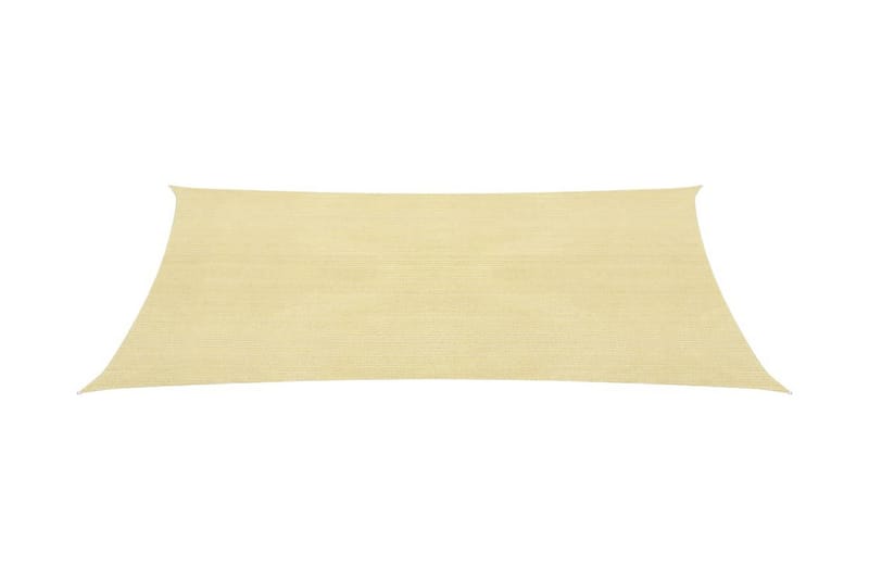 Solseil 160 g/m² beige 3x4 m HDPE - Beige - Hagemøbler - Solbeskyttelse - Solseil