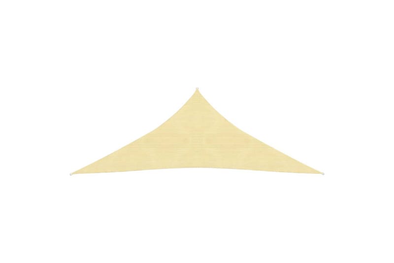 Solseil 160 g/m² beige 3x4x4 m HDPE - Beige - Hagemøbler - Solbeskyttelse - Solseil