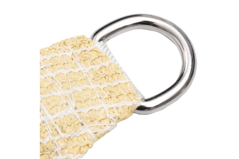 Solseil 160 g/m² beige 4x4x5,8 m HDPE - Beige - Hagemøbler - Solbeskyttelse - Solseil