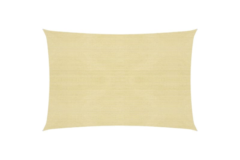 Solseil 160 g/m² beige 5x7 m HDPE - Beige - Hagemøbler - Solbeskyttelse - Solseil