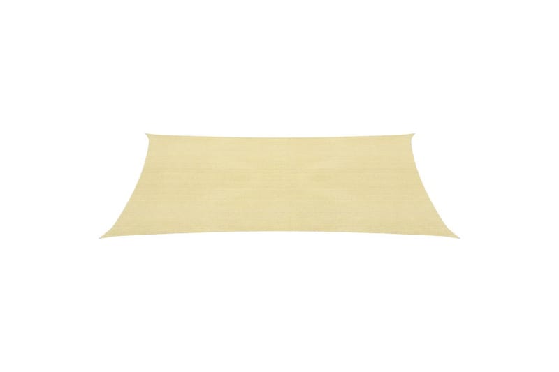 Solseil 160 g/m² beige 6x7 m HDPE - Beige - Hagemøbler - Solbeskyttelse - Solseil