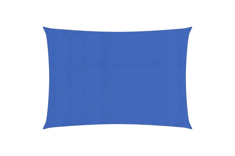Solseil 160 g/m² blå 2x4,5 m HDPE - Blå - Hagemøbler - Solbeskyttelse - Solseil