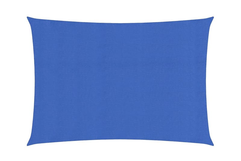 Solseil 160 g/m² blå 2x4 m HDPE - Blå - Hagemøbler - Solbeskyttelse - Solseil