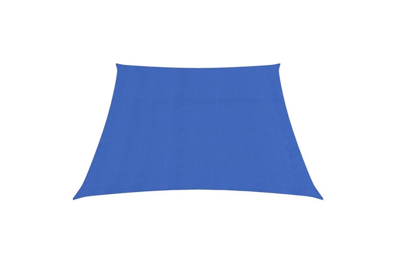 Solseil 160 g/m² blå 3/4x2 m HDPE - Blå - Hagemøbler - Solbeskyttelse - Solseil