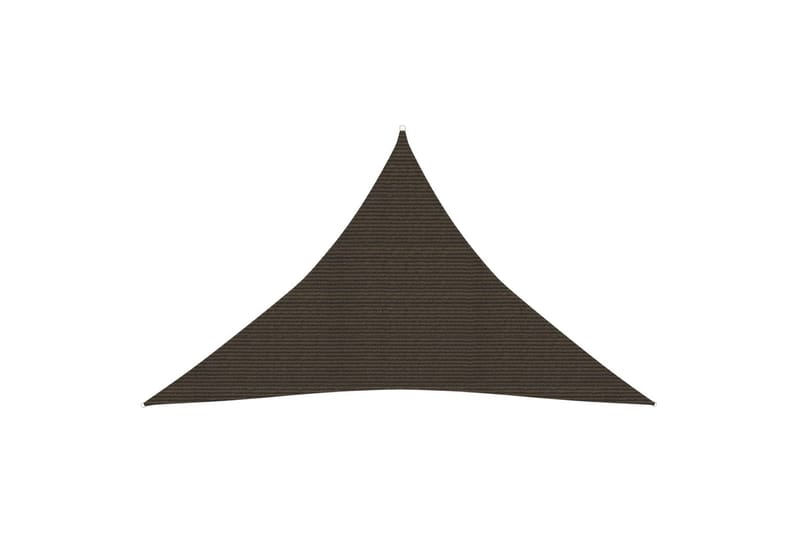 Solseil 160 g/m² brun 4x4x5,8 m HDPE - Brun - Hagemøbler - Solbeskyttelse - Solseil