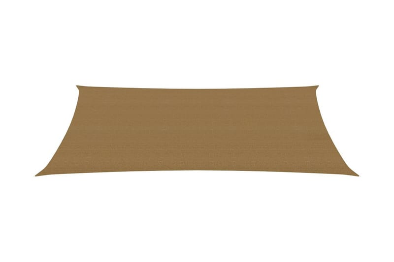 Solseil 160 g/m² gråbrun 2x4,5 m HDPE - Taupe - Solseil