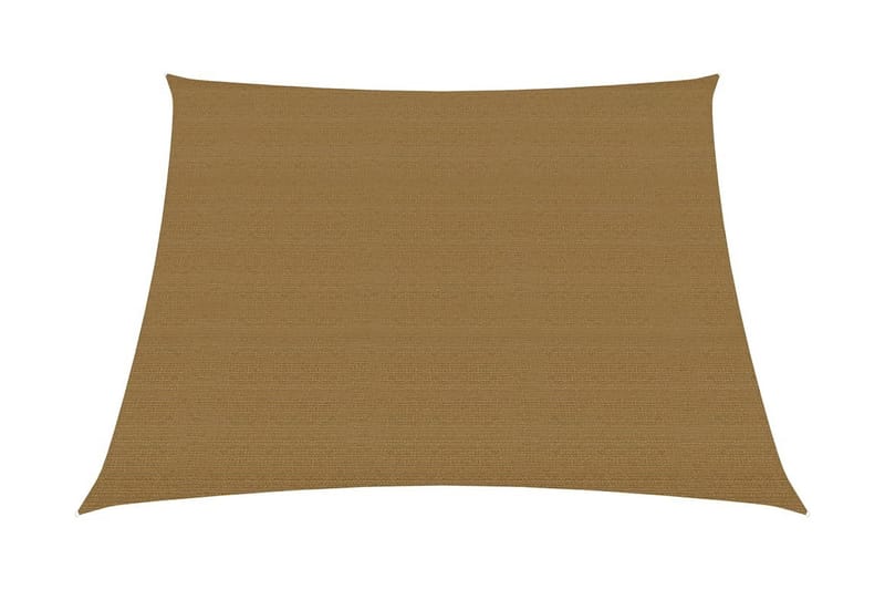 Solseil 160 g/m² gråbrun 3/4x3 m HDPE - Taupe - Hagemøbler - Solbeskyttelse - Solseil