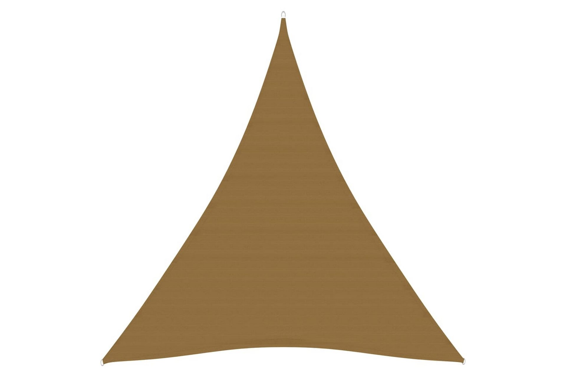 Solseil 160 g/m² gråbrun 5x6x6 m HDPE - Taupe - Hagemøbler - Solbeskyttelse - Solseil