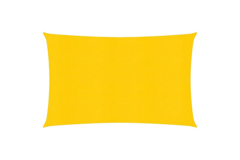 Solseil 160 g/m² gul 2x4 m HDPE - Gul - Hagemøbler - Solbeskyttelse - Solseil