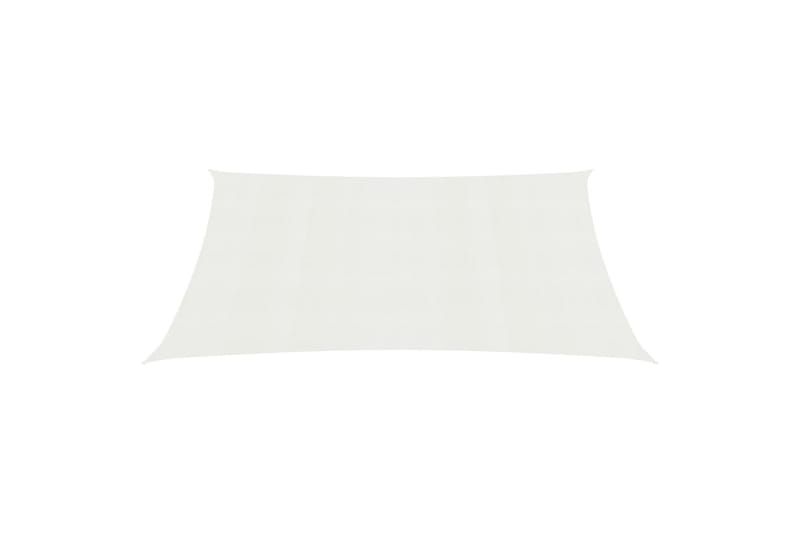 Solseil 160 g/m² hvit 4x5 m HDPE - Hvit - Hagemøbler - Solbeskyttelse - Solseil
