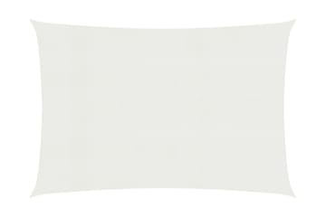 Solseil 160 g/m² hvit 4x7 m HDPE - Hvit - Hagemøbler - Solbeskyttelse - Solseil