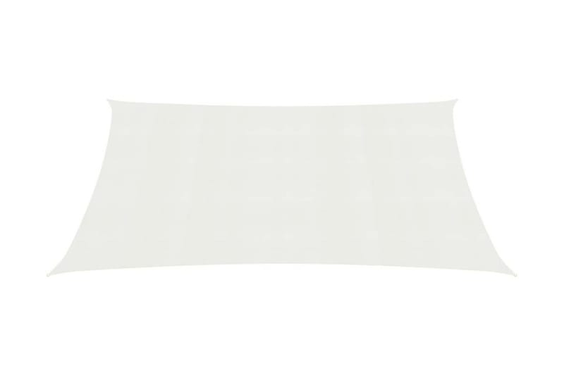 Solseil 160 g/m² hvit 5x6 m HDPE - Hvit - Hagemøbler - Solbeskyttelse - Solseil