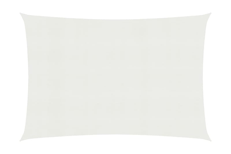 Solseil 160 g/m² hvit 5x8 m HDPE - Hvit - Hagemøbler - Solbeskyttelse - Solseil