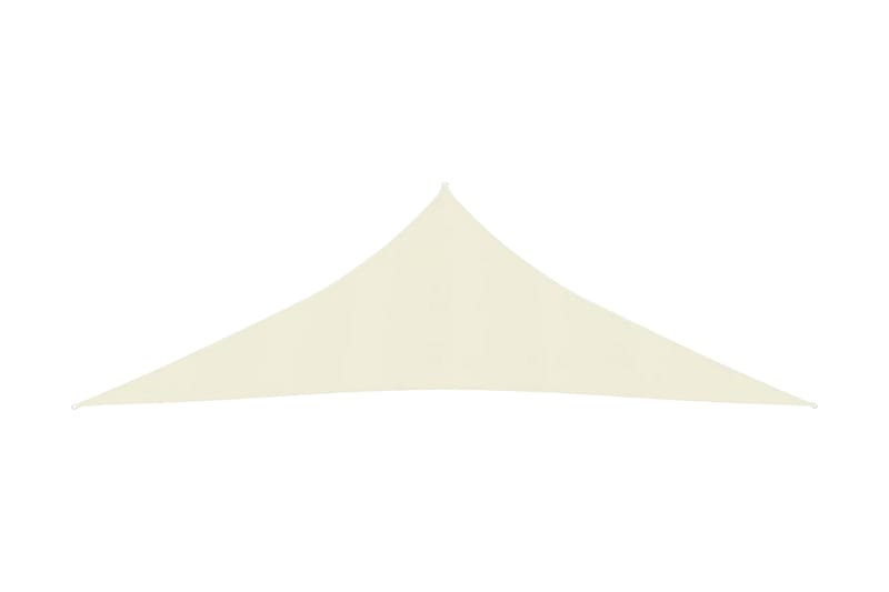 Solseil 160 g/m² kremhvit 3,5x3,5x4,9 m HDPE - Krem - Hagemøbler - Solbeskyttelse - Solseil