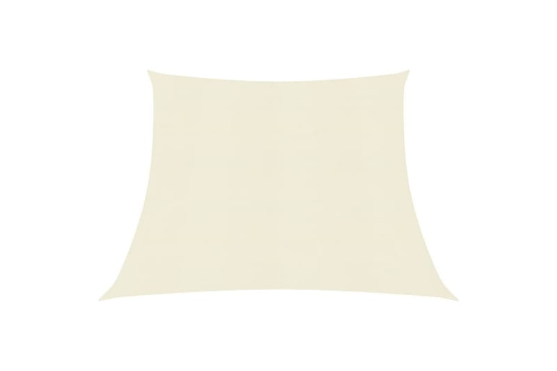 Solseil 160 g/m² kremhvit 3/4x2 m HDPE - Krem - Hagemøbler - Solbeskyttelse - Solseil