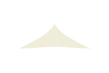 Solseil 160 g/m² kremhvit 3x3x3 m HDPE - Krem - Hagemøbler - Solbeskyttelse - Solseil