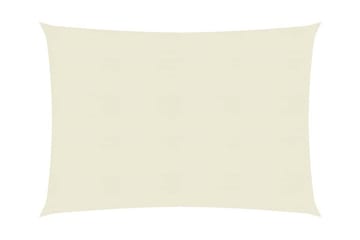 Solseil 160 g/m² kremhvit 3x4,5 m HDPE - Krem - Hagemøbler - Solbeskyttelse - Solseil