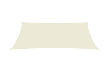 Solseil 160 g/m² kremhvit 3x4,5 m HDPE - Krem - Hagemøbler - Solbeskyttelse - Solseil
