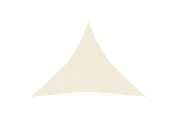 Solseil 160 g/m² kremhvit 4,5x4,5x4,5 m HDPE - Krem - Hagemøbler - Solbeskyttelse - Solseil