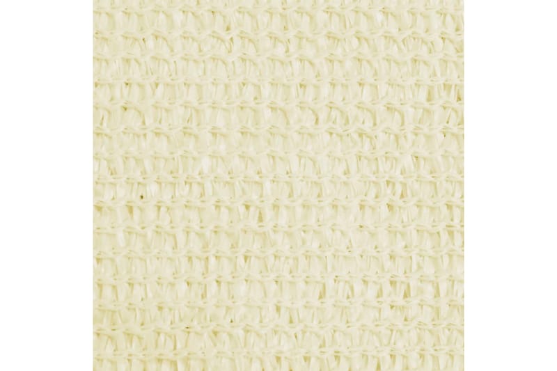 Solseil 160 g/m² kremhvit 4/5x4 m HDPE - Krem - Hagemøbler - Solbeskyttelse - Solseil
