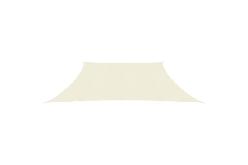 Solseil 160 g/m² kremhvit 4/5x4 m HDPE - Krem - Hagemøbler - Solbeskyttelse - Solseil