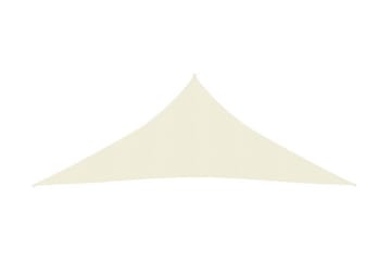 Solseil 160 g/m² kremhvit 4x4x4 m HDPE - Krem - Hagemøbler - Solbeskyttelse - Solseil