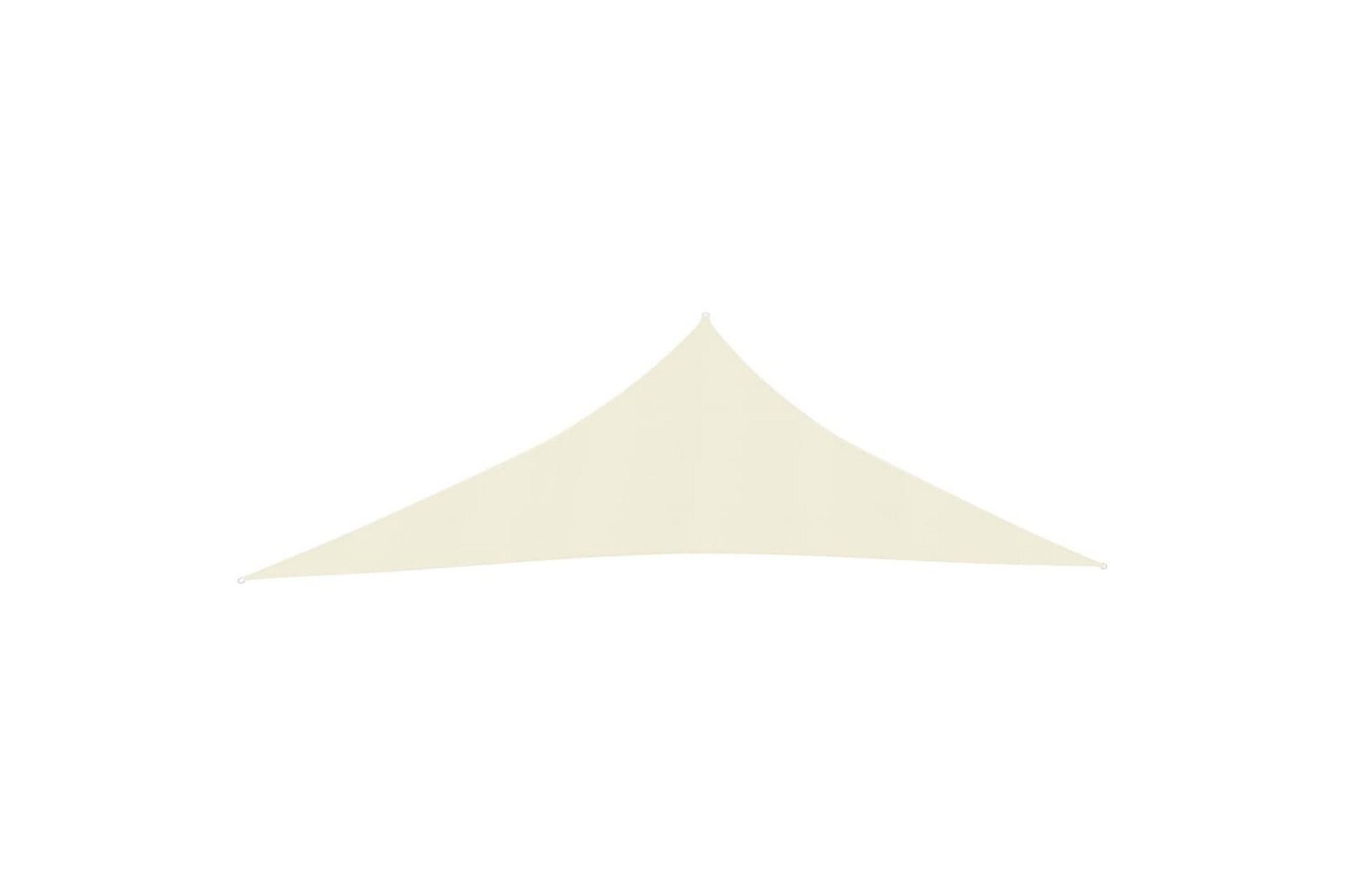Solseil 160 g/m² kremhvit 4x5x6,8 m HDPE - Krem - Hagemøbler - Solbeskyttelse - Solseil