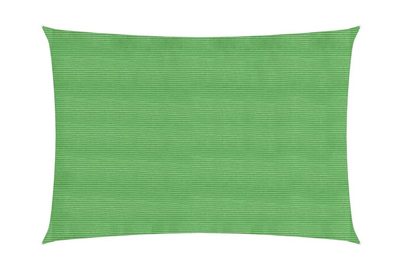 Solseil 160 g/m² lysegrønn 2,5x4 m HDPE - grønn - Hagemøbler - Solbeskyttelse - Solseil