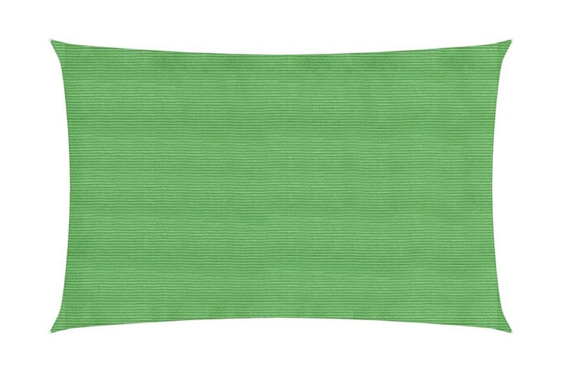 Solseil 160 g/m² lysegrønn 2x4,5 m HDPE - grønn - Hagemøbler - Solbeskyttelse - Solseil