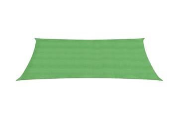 Solseil 160 g/m² lysegrønn 2x5 m HDPE - grønn - Hagemøbler - Solbeskyttelse - Solseil