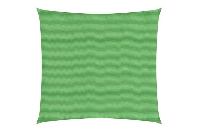 Solseil 160 g/m² lysegrønn 3,6x3,6 m HDPE - grønn - Hagemøbler - Solbeskyttelse - Solseil
