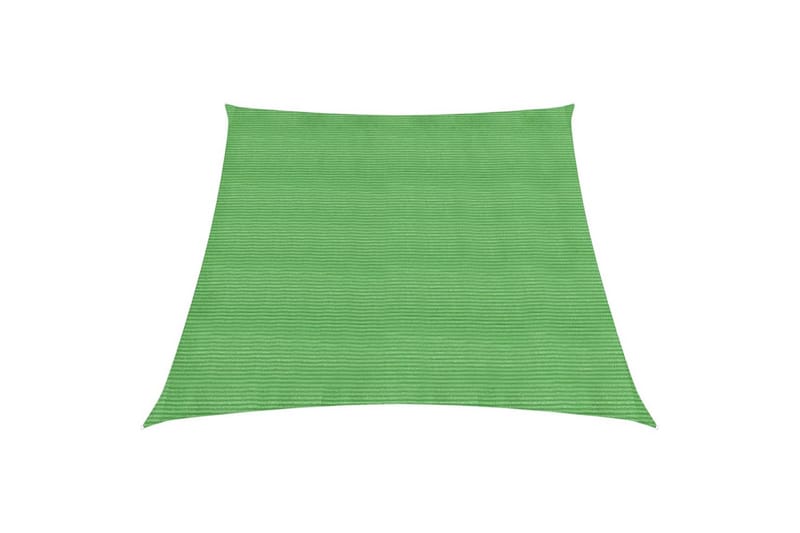 Solseil 160 g/m² lysegrønn 4/5x3 m HDPE - Grønn - Hagemøbler - Solbeskyttelse - Solseil