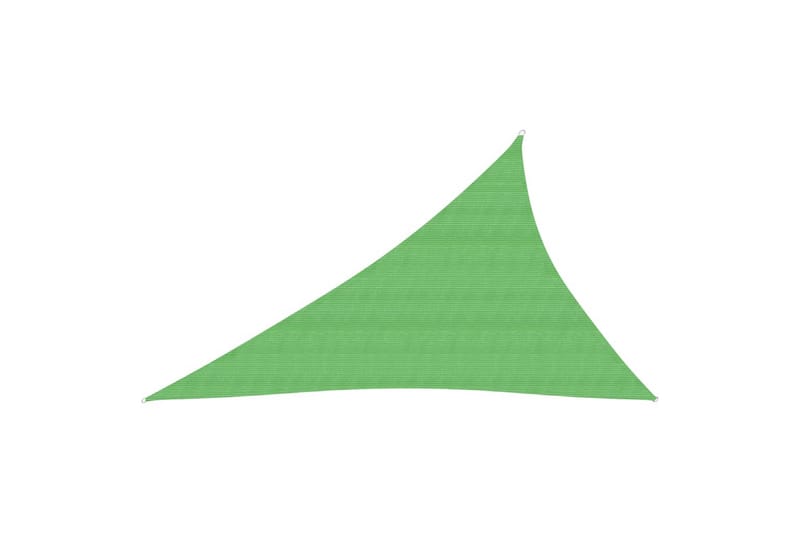 Solseil 160 g/m² lysegrønn 4x5x6,8 m HDPE - Grønn - Hagemøbler - Solbeskyttelse - Solseil