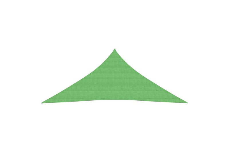 Solseil 160 g/m² lysegrønn 5x5x5 m HDPE - Grønn - Hagemøbler - Solbeskyttelse - Solseil