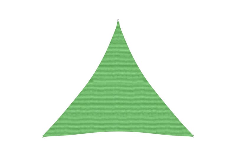 Solseil 160 g/m² lysegrønn 5x5x5 m HDPE - Grønn - Hagemøbler - Solbeskyttelse - Solseil