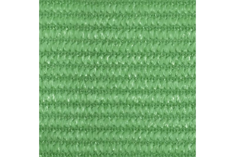 Solseil 160 g/m² lysegrönn 3x3x4,2 m HDPE - grönn - Solseil