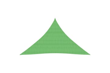 Solseil 160 g/m² lysegrönn 3x3x4,2 m HDPE - grönn - Hagemøbler - Solbeskyttelse - Solseil