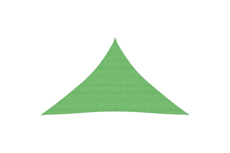 Solseil 160 g/m² lysegrönn 3x3x4,2 m HDPE - grönn - Hagemøbler - Solbeskyttelse - Solseil