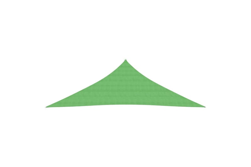 Solseil 160 g/m² lysegrönn 3x3x4,2 m HDPE - grönn - Hagemøbler - Solbeskyttelse - Solseil