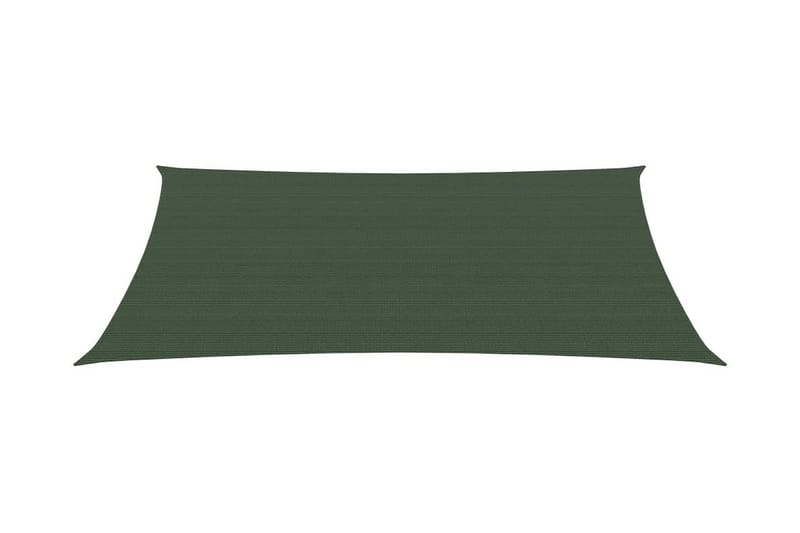 Solseil 160 g/m² mørkegrønn 2,5x4 m HDPE - grønn - Hagemøbler - Solbeskyttelse - Solseil