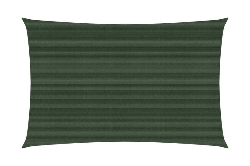 Solseil 160 g/m² mørkegrønn 2x4,5 m HDPE - grønn - Hagemøbler - Solbeskyttelse - Solseil