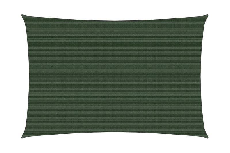 Solseil 160 g/m² mørkegrønn 3,5x4,5 m HDPE - grønn - Hagemøbler - Solbeskyttelse - Solseil