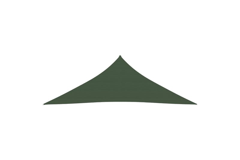 Solseil 160 g/m² mørkegrønn 3,6x3,6x3,6 m HDPE - Grønn - Hagemøbler - Solbeskyttelse - Solseil