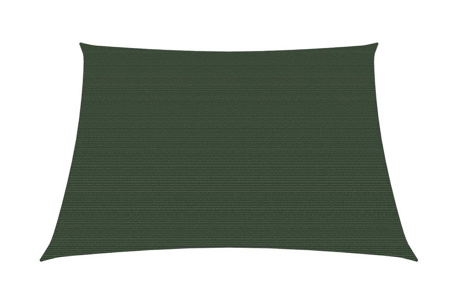 Solseil 160 g/m² mørkegrønn 3/4x2 m HDPE - grønn - Hagemøbler - Solbeskyttelse - Solseil