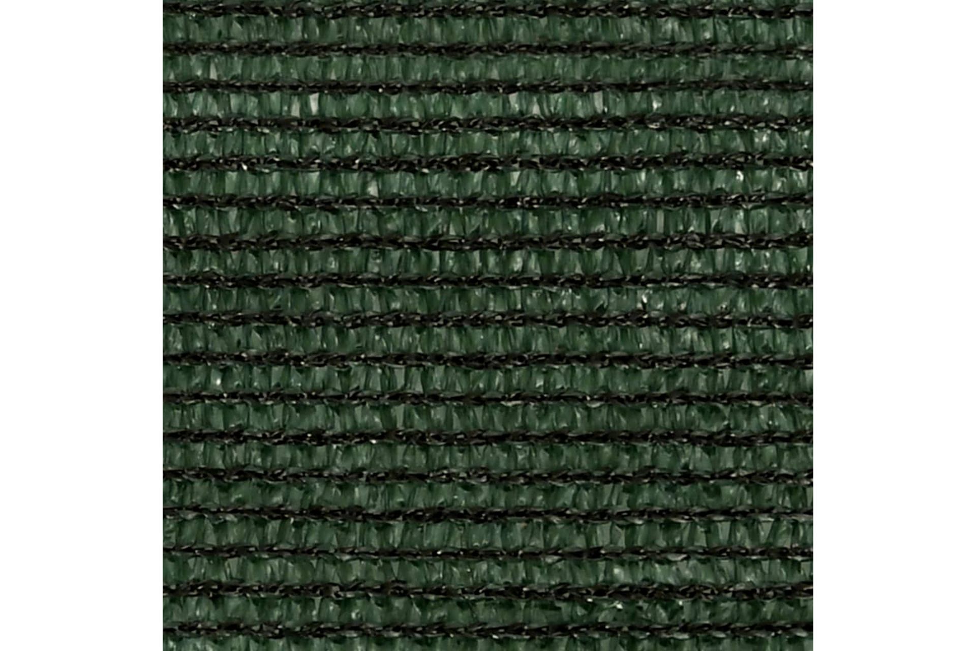 Solseil 160 g/m² mørkegrønn 3/4x2 m HDPE - grønn - Hagemøbler - Solbeskyttelse - Solseil