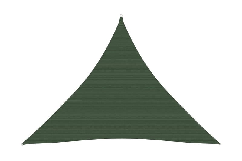 Solseil 160 g/m² mørkegrønn 5x5x5 m HDPE - grønn - Hagemøbler - Solbeskyttelse - Solseil
